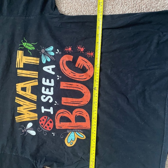 🐞CUTE NOVELTY TEE! 🐛UNISEX XL BLACK T-SHIRT 🖤 - Picture 6 of 6